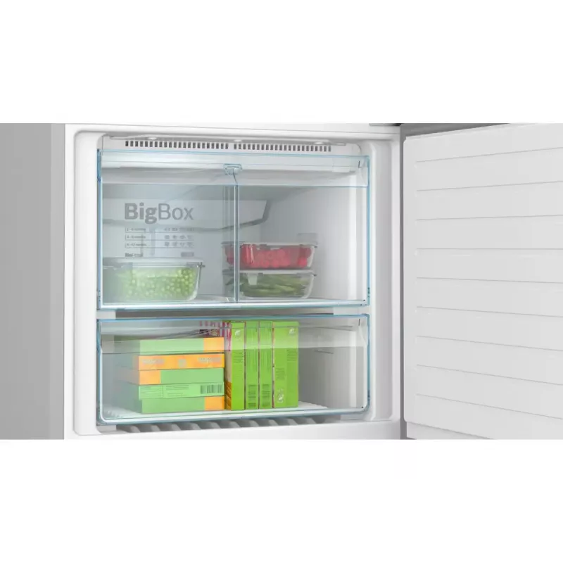 Bosch Serie 6 KGN76AXDR Frigorífico-congelador combinado, independiente, 526 L, Negro