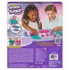 Kinetic Sand Shimmer, set de juego de pastelería unicornio, 16 oz (turquesa brillante y rosa neón), 8 herramientas de unicornio, juguete sensorial para niños a partir de 3 años