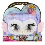 Purse Pets, Print Perfect Hoot Couture Owl, juguete interactivo y bolso con más de 30 sonidos y reacciones, juguete para niñas a partir de 5 años