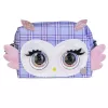 Purse Pets, Print Perfect Hoot Couture Owl, juguete interactivo y bolso con más de 30 sonidos y reacciones, juguete para niñas a partir de 5 años