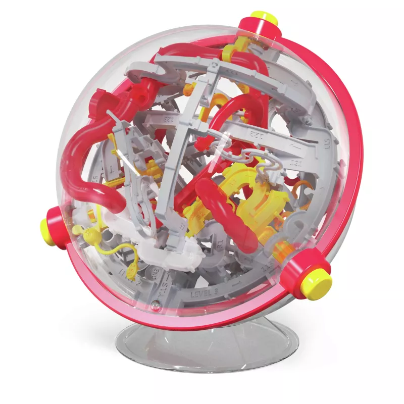 Juegos Perplexus Portal, laberinto de bola 3D, juguete inquieto, bola de rompecabezas de viaje para niños con 150 obstáculos, para adultos y niños a partir de 8 años