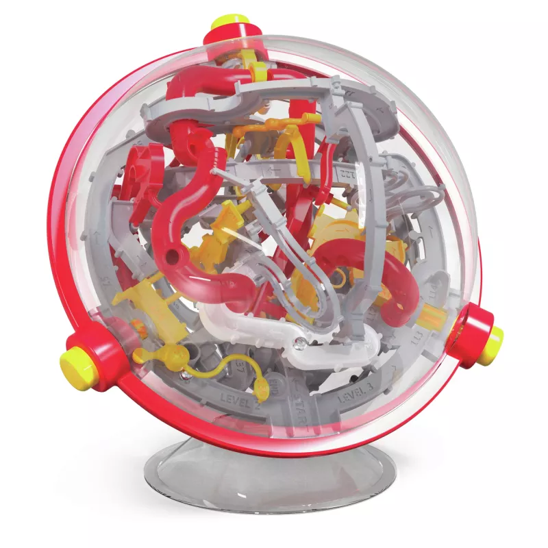 Juegos Perplexus Portal, laberinto de bola 3D, juguete inquieto, bola de rompecabezas de viaje para niños con 150 obstáculos, para adultos y niños a partir de 8 años