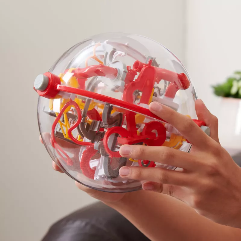 Juegos Perplexus Portal, laberinto de bola 3D, juguete inquieto, bola de rompecabezas de viaje para niños con 150 obstáculos, para adultos y niños a partir de 8 años