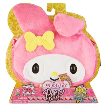 Purse Pets, Sanrio Hello Kitty and Friends, My Melody mascota interactiva de juguete y bolso con más de 30 sonidos y reacciones, juguete para niñas