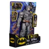 Spin Master Batman 30 cm Deluxe figura de acción con función de golpe y lanzamiento, 5 accesorios, efectos de luz y sonido, a partir de 4 años