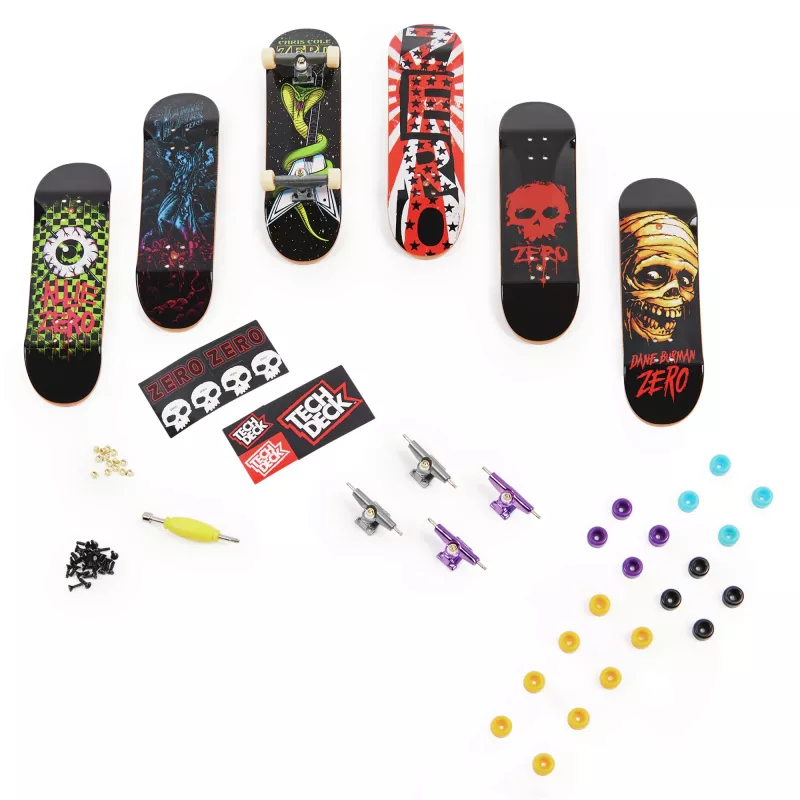 Tech Deck, pack extra de fingerboard Sk8shop, miniskates coleccionables y personalizables (los estilos pueden variar)