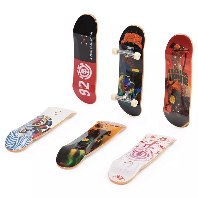 Tech Deck, pack extra de fingerboard Sk8shop, miniskates coleccionables y personalizables (los estilos pueden variar)