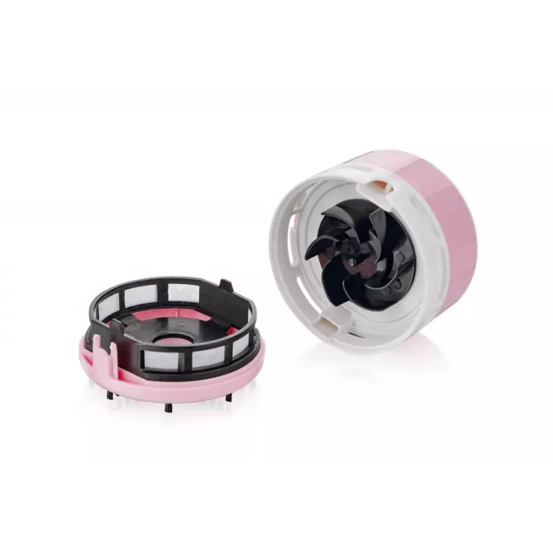 Peach PA105 aspirador de mano rosa, blanco sin bolsa