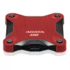 SSD externo ADATA SD620 512 GB, USB 3.2 Gen 2 Micro-USB B, rojo, carcasa de silicona