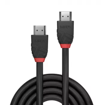 Cable HDMI Lindy 3m 8K60Hz, línea negra, 3 m, HDMI Type-A (estándar), HDMI Type-A (estándar), 48 Gbit/s, negro