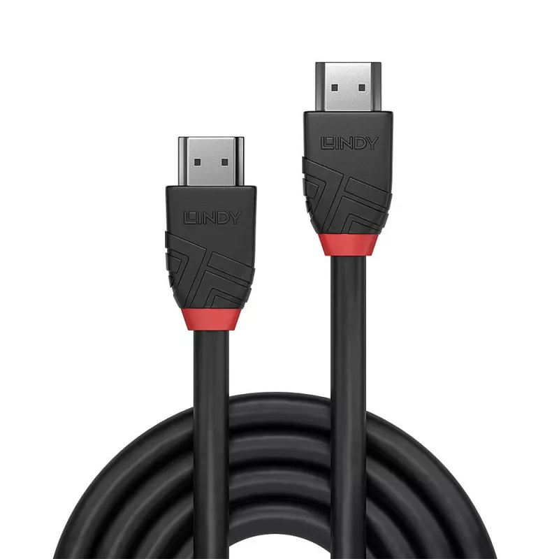 Lindy Black Line 36772 cable HDMI 8K 60 Hz, 2 m, negro