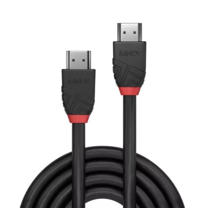 Cable HDMI Lindy 1m 8K60Hz, línea negra