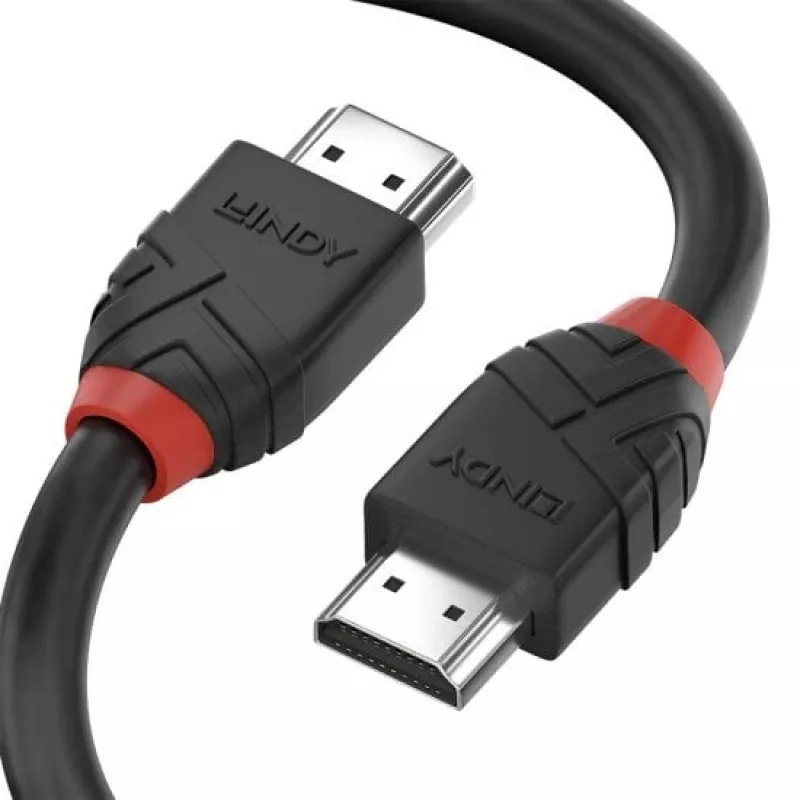 Cable HDMI Lindy 1m 8K60Hz, línea negra
