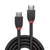 Cable HDMI Lindy 0,5 m 8K60Hz línea negra conector macho a conector macho
