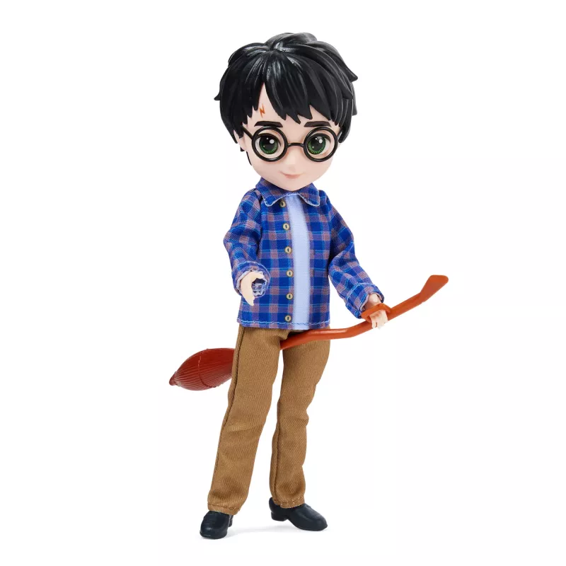 Wizarding World Harry Potter, set de regalo de muñecos Harry Potter de 8 inch con capa de invisibilidad y 5 accesorios, juguete infantil a partir de 6 años