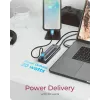 Hub USB icybox IB-HUB1450-C31 — 10 puertos, USB 3.2