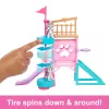 Barbie and Stacie to the Rescue set de juego de parque para cachorros con muñeca, 3 figuras de perros y accesorios