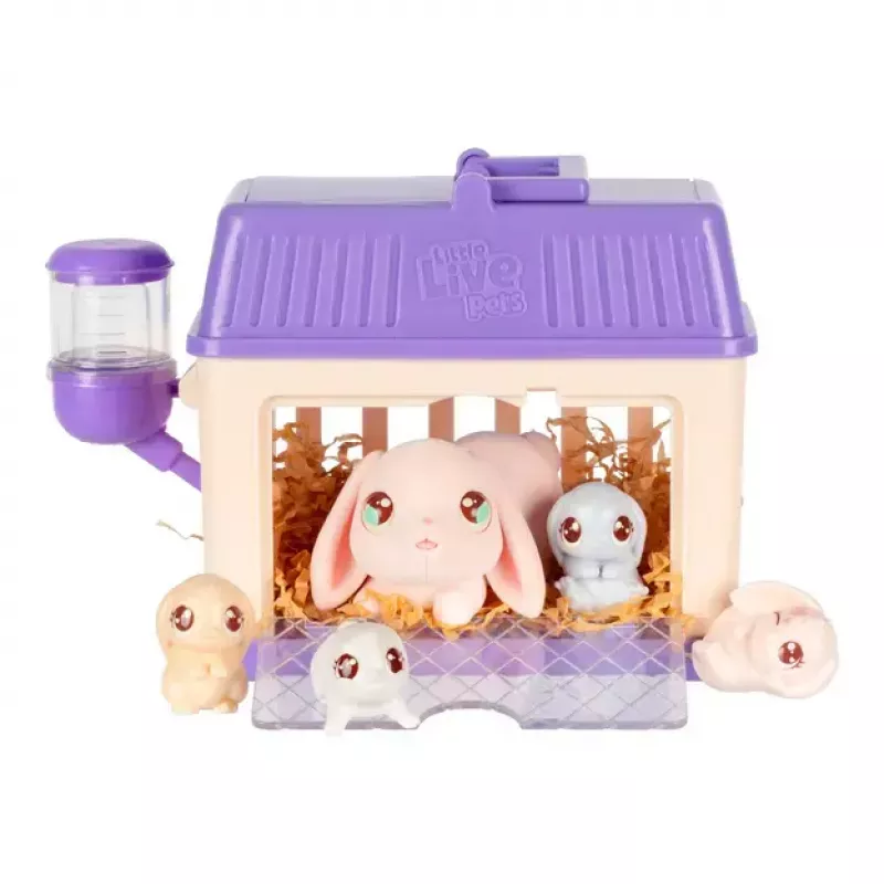 Animal Moose Toys Little Live Pets Mama Surprise S4 mini set de juego conejo