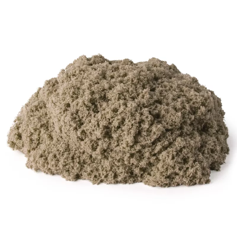 Kinetic Sand, 2 lb arena de juego marrón, juguete sensorial moldeable para niños, bolsa resellable (el envase puede variar), para niños a partir de 3 años