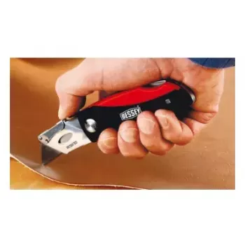 Cúter Bessey DBKPH-EU negro rojo hoja fija