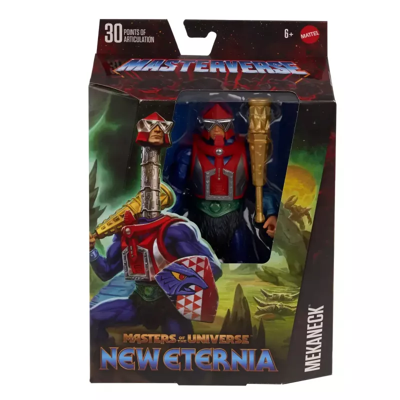 Figura de acción Mattel Masters of the Universe Masterverse Mekaneck 6+