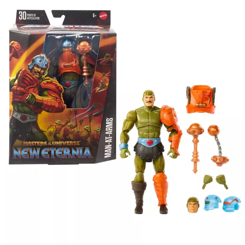 Figura de acción Mattel Masters of the Universe Man-At-Arms 6+ multicolor