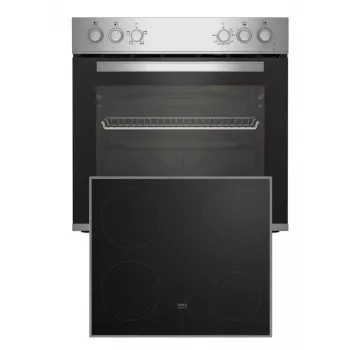Beko BBUC12020X set de cocina placa vitrocerámica eléctrica