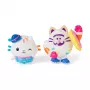 La casa de muñecas de Gabby: La película, Cakey Cat y Cookie Bobby, figuras con 2 accesorios, juguete infantil para niñas y niños a partir de 3 años