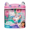La casa de muñecas de Gabby: La película, Cakey Cat y Cookie Bobby, figuras con 2 accesorios, juguete infantil para niñas y niños a partir de 3 años