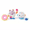 La casa de muñecas de Gabby: La película, Cakey Cat y Cookie Bobby, figuras con 2 accesorios, juguete infantil para niñas y niños a partir de 3 años