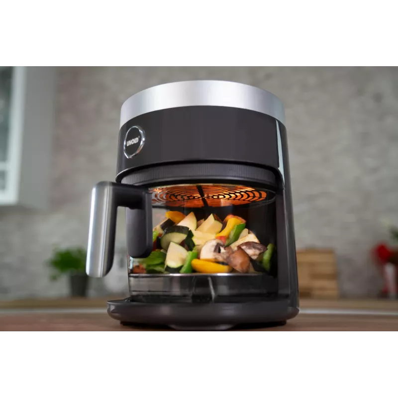 Freidora de aire Unold 58695 individual 3,5 L independiente 1200 W negra