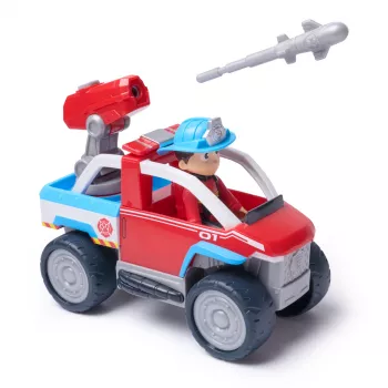 Vehículo de juguete Spin Master Paw Patrol camión de bomberos vehículo de rescate de Ryder con lanzadrones y figura de Ryder