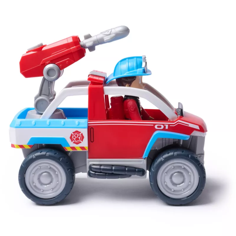 Vehículo de juguete Spin Master Paw Patrol camión de bomberos vehículo de rescate de Ryder con lanzadrones y figura de Ryder