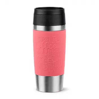 Vaso de viaje EMSA Travel Mug Classic 360 ml Coral Acero inoxidable