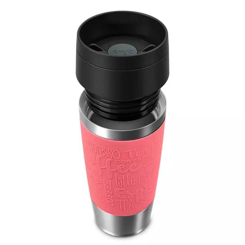 Vaso de viaje EMSA Travel Mug Classic 360 ml Coral Acero inoxidable