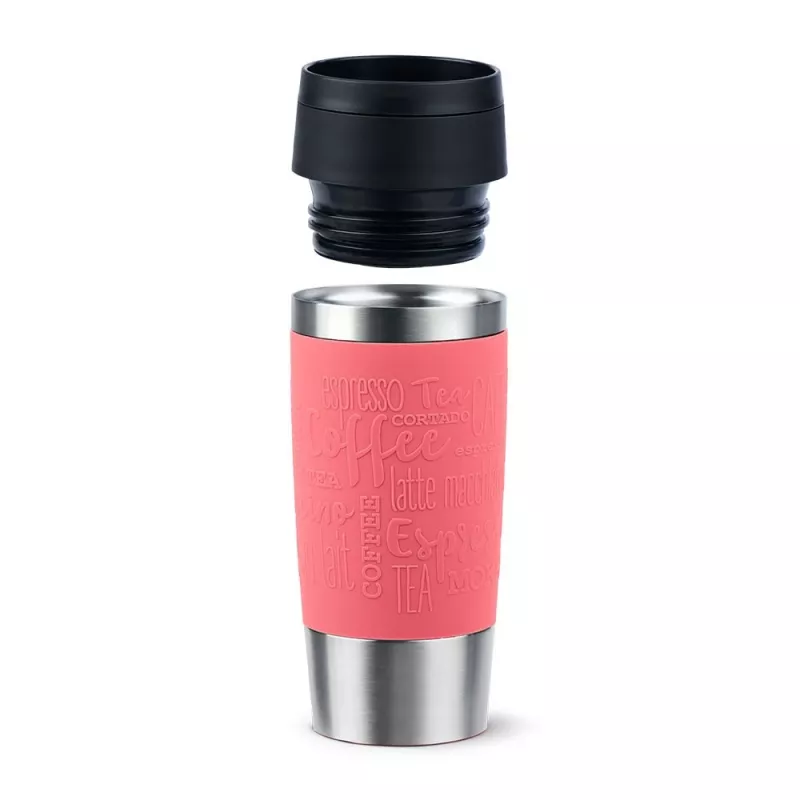 Vaso de viaje EMSA Travel Mug Classic 360 ml Coral Acero inoxidable