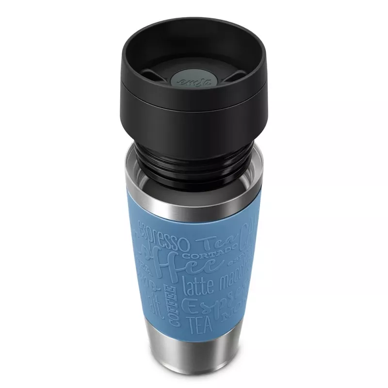 Vaso de viaje EMSA Travel Mug Classic 360 ml azul Acero inoxidable