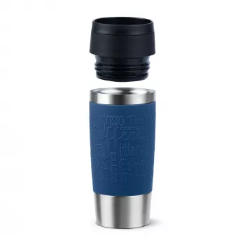 Vaso de viaje EMSA Travel Mug Classic N2020300 360 ml Negro, Azul, Acero inoxidable Acero inoxidable