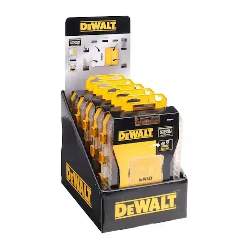 Caja de piezas pequeñas DeWalt DT70803-QZ 175×265×50 mm Negro/Amarillo, pack de 5