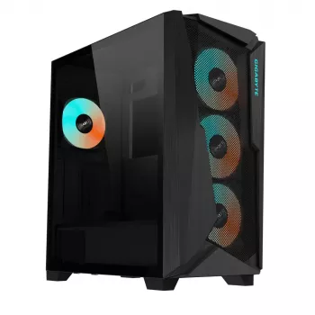 GIGABYTE C301 GLASS Torre Midi Negra