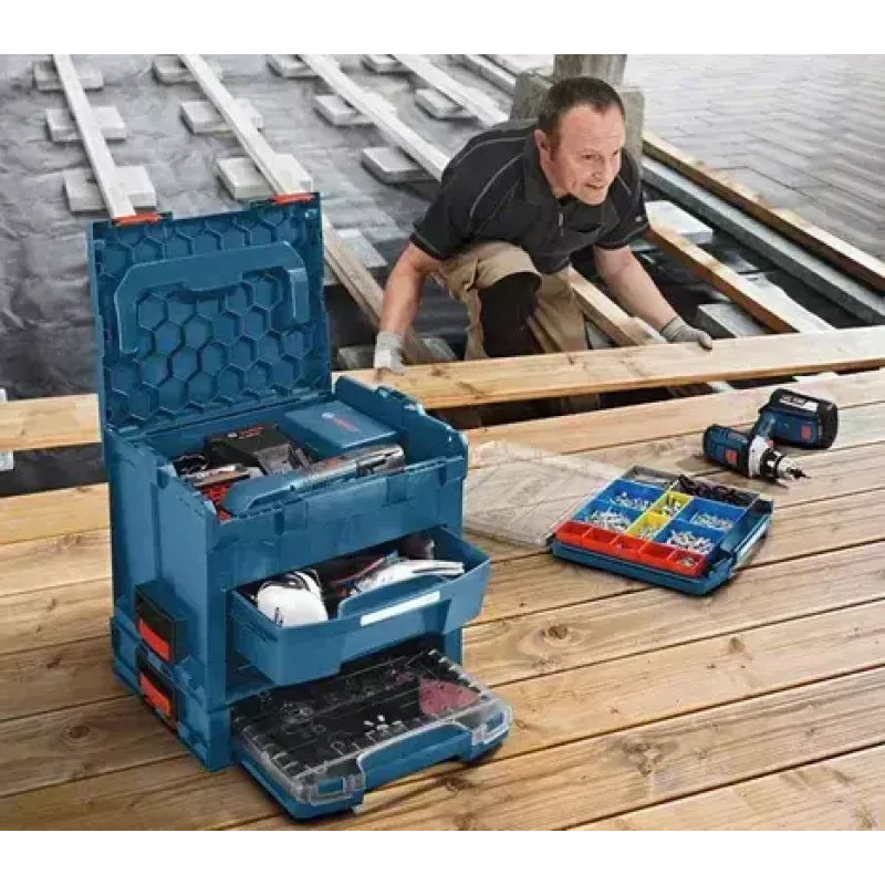 Bosch 1 600 A01 9YY Caja de almacenamiento Accesorio Negro Set de separadores