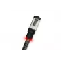 PatchSee PCI6-F/8 Cat6a F/UTP cable patch 2,4 m, negro