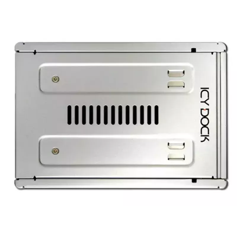 Adaptador Icy Dock MB982SP-1S de 2,5 a 3,5 pulgadas para SSD/HDD SATA, plateado