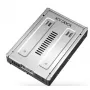 Adaptador Icy Dock MB982SP-1S de 2,5 a 3,5 pulgadas para SSD/HDD SATA, plateado
