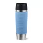 Vaso de viaje EMSA Travel Mug Waves Grande 500 ml azul, acero inoxidable