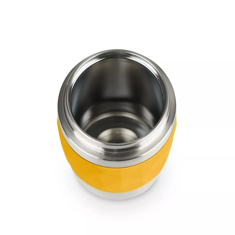 Vaso de viaje EMSA Travel Mug Compact 300 ml acero inoxidable, amarillo