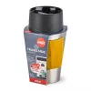 Vaso de viaje EMSA Travel Mug Compact 300 ml acero inoxidable, amarillo