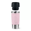 Vaso de viaje EMSA Travel Mug Waves 360 ml rosa acero inoxidable