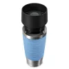 Vaso de viaje EMSA N20213 azul claro, acero inoxidable, 0,36 L, aislamiento al vacío