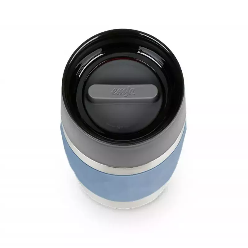 EMSA N21602 taza térmica de viaje 0,3 l azul de acero inoxidable